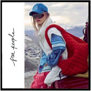 Free People Quilted Carryall Bag